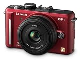 Panasonic Lumix GF1 12.1MP Digital System Camera 20mm Lens Kit - Red