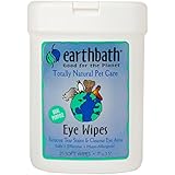 Earthbath All Natural Specialty Eye Wipes, 25 Wipes
