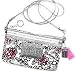 Coach Poppy Graffiti Flower Swingpack Crossbody Messenger Bag Purse 43683 Black White Multi