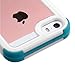 iPhone SE Case Love Football, Extra Shock-Absorb Clear back panel + Engineered TPU bumper for iPhone 5 / 5s / iPhone SE (2016) Blue Cover (Love Football)