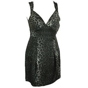 BCBG Maxazria Woven Wool Silk Sleeveless Dress