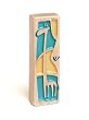 Giraffe Mezuza by Lev Gifts and Design ( 4" L x 1.5" W )