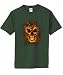 O.D.M. - Burn Skull - City Green Anvil Organic 5 oz Cotton Tee