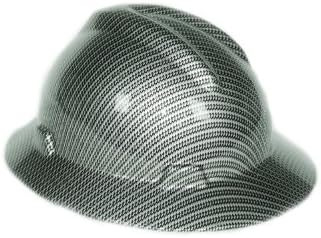 TNTLiDZ Carbon Fiber Custom Fiberglass Full Brim Hard Hat