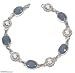  : ANGELITE BRACELET BLUE ANGELS 0.4 W 7.9 L
