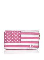 Y NOT ? Cartera (Blanco / Fucsia)