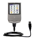 Classic Straight USB Cable for the Handspring Treo 90 with Power Hot Sync and Charge capabilities - Gomadic Brand w/ TipExchange Technology