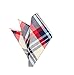 Hello Tie High-grade Men's Grid Cotton Pocket Squares Handkerchiefs 6pcs/lot Set 6