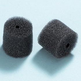 Dictaphone transcriber headset ear foam barell shaped cushions by Dictaphone