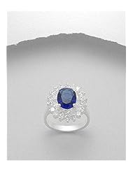 CZ Ring In 92.5 Sterling Silver