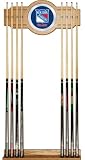 New York Rangers Pool Cue Rack With Mirror