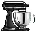 KitchenAid KSM150PSOB Artisan 5-Quart Stand Mixer, Onyx Black