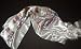 TIBETAN WHITE PRAYER SCARF KATAS W/ 8 SYMBOLS