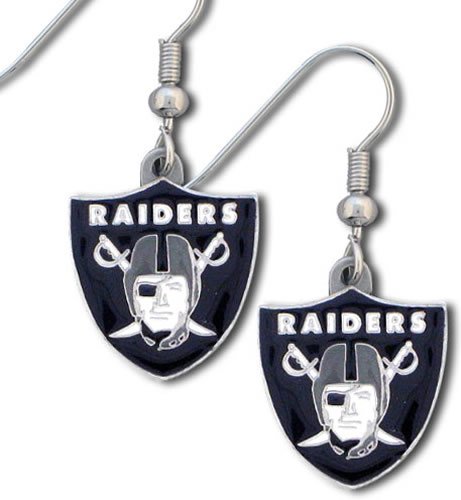 Officially Licensed Oakland Raiders Earrings