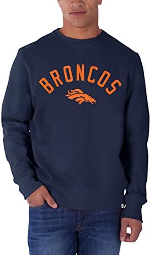 Denver Broncos - Logo Cross Check Premium Crewneck Sweatshirt - Large