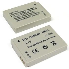 2 Brand New Replacement Batteries for Canon Digital ELPH PowerShot SD850 IS