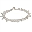 Sterling Silver Ankle Bracelet Pairs Indian Foot Jewelry 53 gms.10.25 inches (sanklt070a)