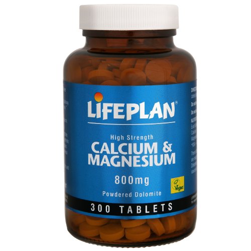 Lifeplan Calcium and Magnesium Dolomite 800mg 300 Tablets