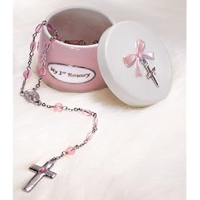 My 1st Rosary with Trinket Box -Pink