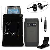 NOKIA X7 6 PC GIFT ACCESSORY PACK - BLACK RUBBERISED TRANPARENT BACK COVER  ....