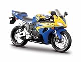 2007 Honda CBR 1000RR Diecast Motorcycle Model 1:12 scale die cast by Maisto - Blue Yellow 31151