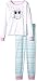 The Children's Place Big Girls Cotton Pajama Set, Owl/White, 8