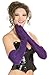 Long Purple Gloves For Costume