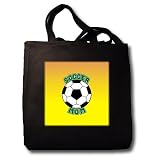 Deniska Designs Soccer - Soccer Mom with Ball - Tote Bags