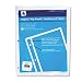 National Brand Filler Paper, Ruled 5/16, Mylar Reinforced, 11 x 8.5 Inches, 100 Sheets (20122)