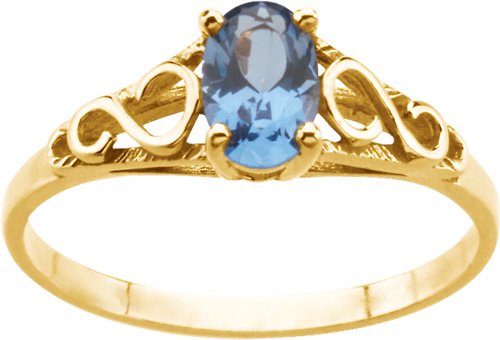 Teen Imitation December Birthstone Ring