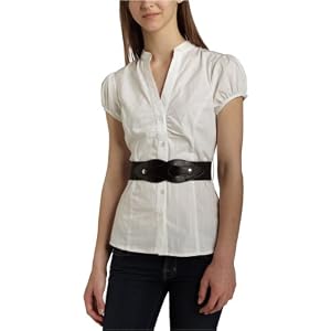 Buy A Byer Junior's Stretch Poplin Belted Top by A. Byer