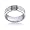 Engraved Tungsten Carbide Band with Brushed Finish (8mm)