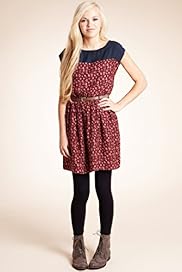 Angel Ditsy Floral Print Dress with Belt