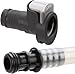 Hydrapak Hydration Reservoir Bladder Straight Shot Plug and Play Connector (Black)