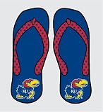 KANSAS JAYHAWKS FLIP FLOPS vinyl decals UF car truck stickers
