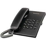 Panasonic KX-TS500B Integrated Corded Phone System, Black