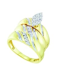 0.32CT DIAMOND FASHION TRIO SET