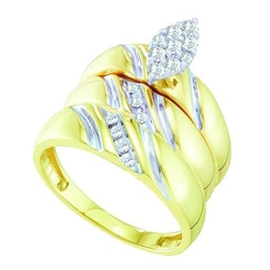 Cheap Girls Jewelry 0.32CT DIAMOND FASHION TRIO SET For Sale