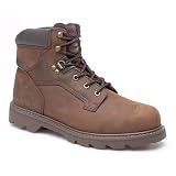 Redwood LH648SM Mens 6 Leather Safety Derby Boot With Steel Toe Cap and Midsole