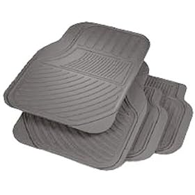 Rubber Queen Format Floor Mat - Gray, Model #7075