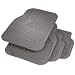 Rubber Queen Format Floor Mat - Gray, Model #7075