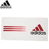 アディダス（adidas） フェイスタオル（EssentialsフェイスタオルBOX） メンズ レディス 【ホワイト×レッド/0】の画像