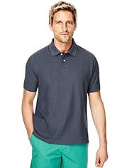 Blue Harbour Cotton Rich Piqué Polo Shirt