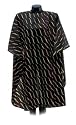 Hair Art Nylon Cutting Cape Pattern Design With Snap Closure