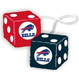 Buffalo Bills Nfl 3 Car Fuzzy Dice"