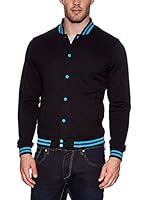Urban Classic Chaqueta (Negro / Turquesa)