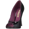 Buffalo London 14142-572 patent soft black 01, Damen Pumps, schwarz, (black 1)
