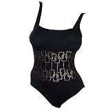 Gottex Gold Classic Tank Swimsuit 517173 8 Black