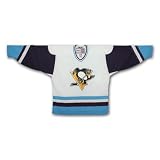 Pittsburgh Penguins Vintage 1977 White NHL Hockey Jersey (CCM) Professionally SEWN ON Authentic Tackle Twill Name and Numbers
