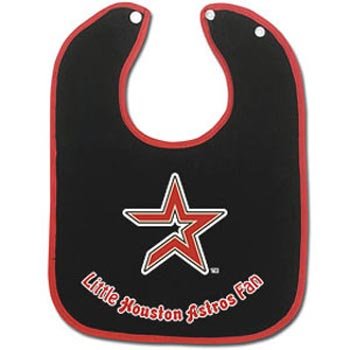 Houston Astros Two-Toned Snap Baby Bib